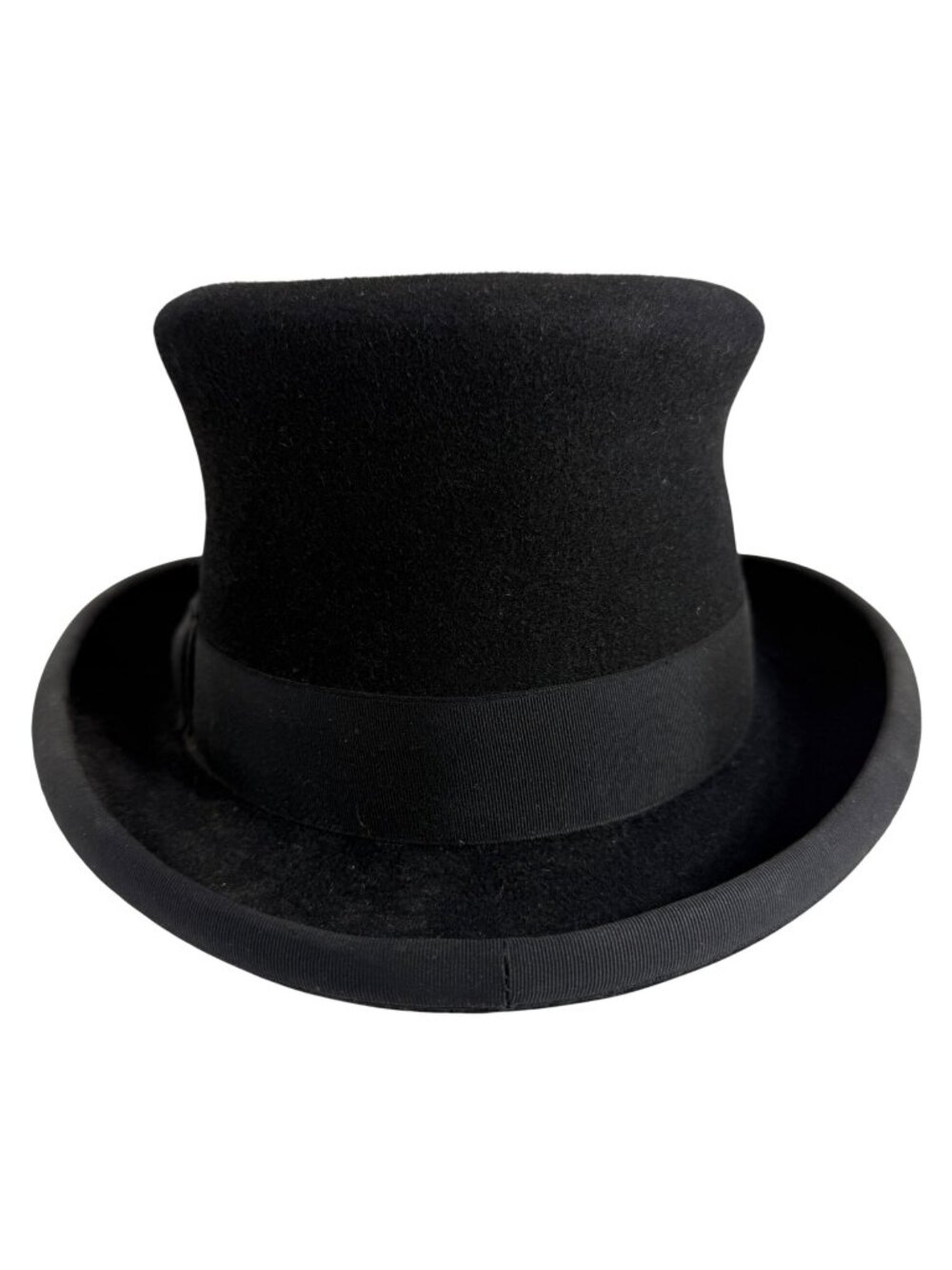 Batsakes Bros Hat Specialists Custom Black Felt Top Hat By Gus Miller Ohio VTG
